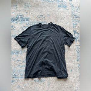 Nike Elite Men’s Short Sleeve Basketball Top (Black Heather/Dark Grey - XXL